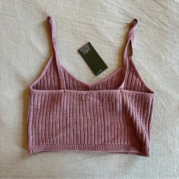NWT Wild Fable Target Knit Crop Top Tank - Picture 2 of 7